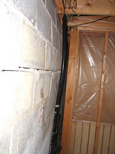 Basement wall bowing